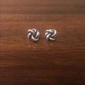 Original James Avery Lover’s Knot earrings